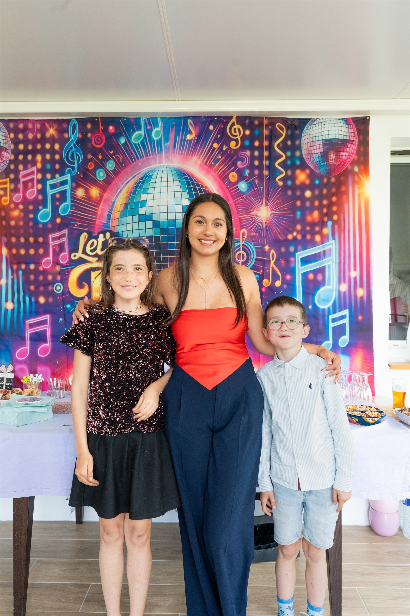 Photobooth coloré lors d'une soirée événementielle