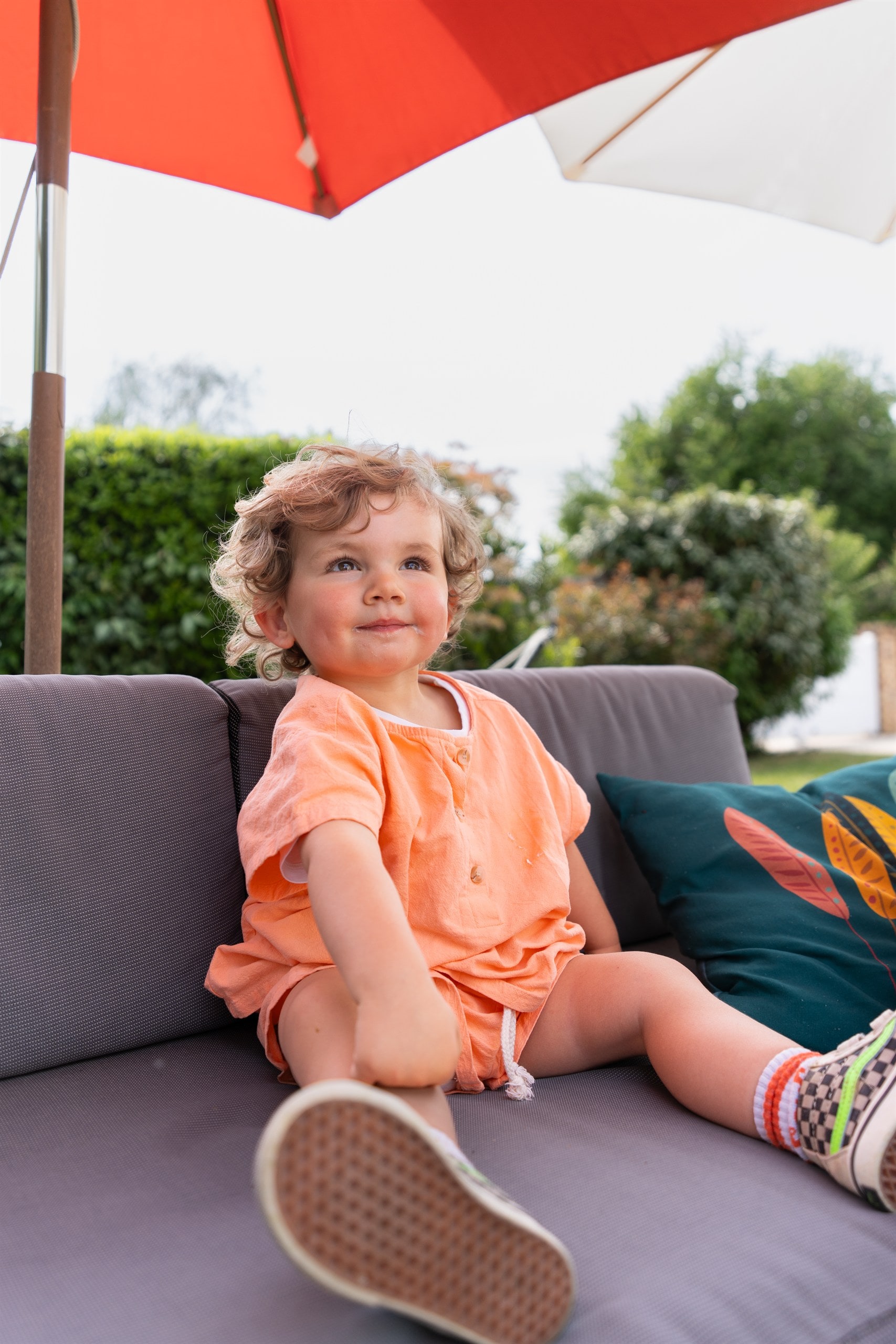 Portrait spontané d'un enfant pendant l'événement