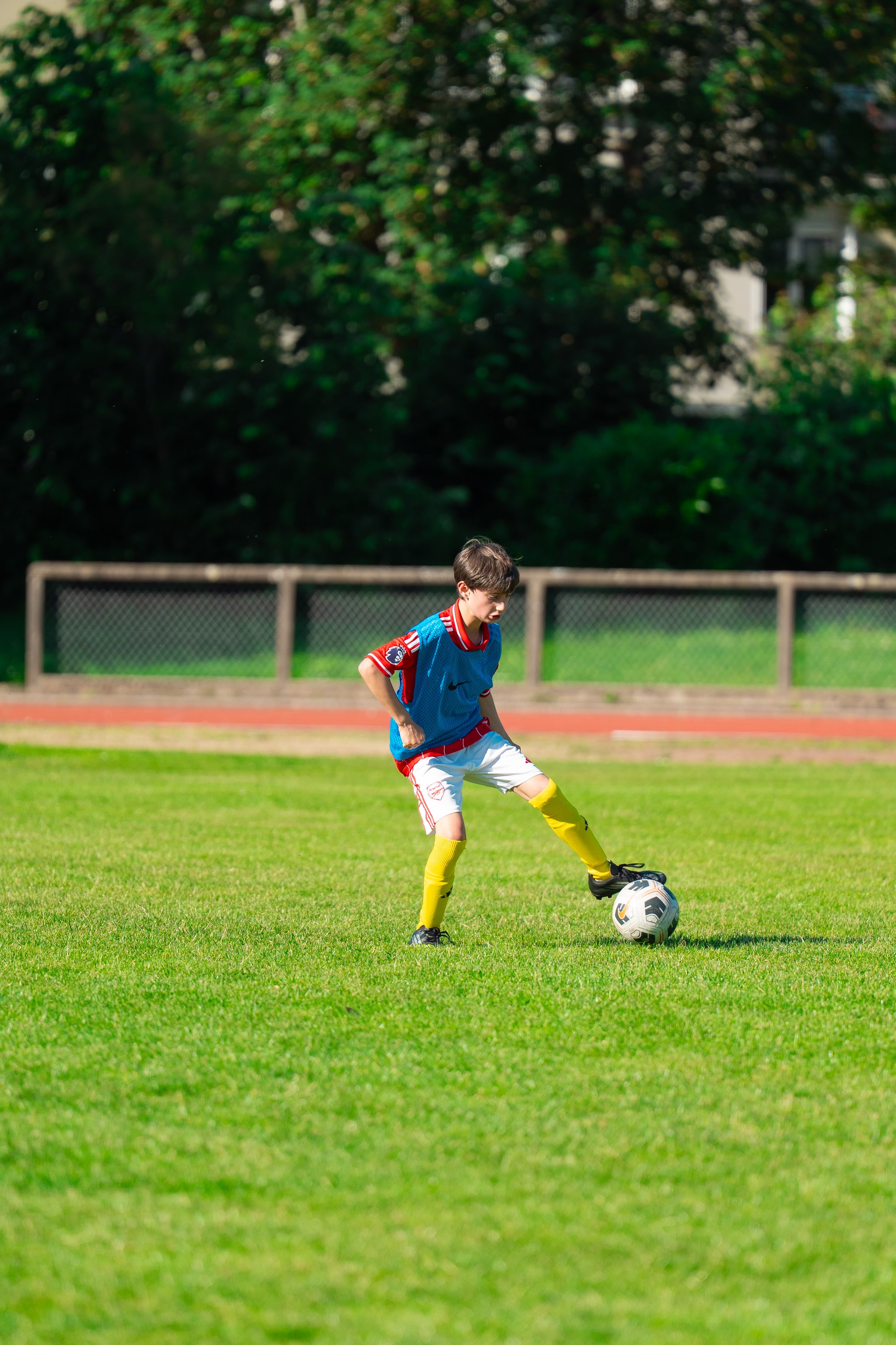 Conduite de balle plein élan
